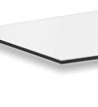 Aluminiumverbundplatten 3 mm Aluverbundplatte (weiß)