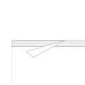 Fahnenstoff Banner Flausch- und Klettband (25mm weiß)